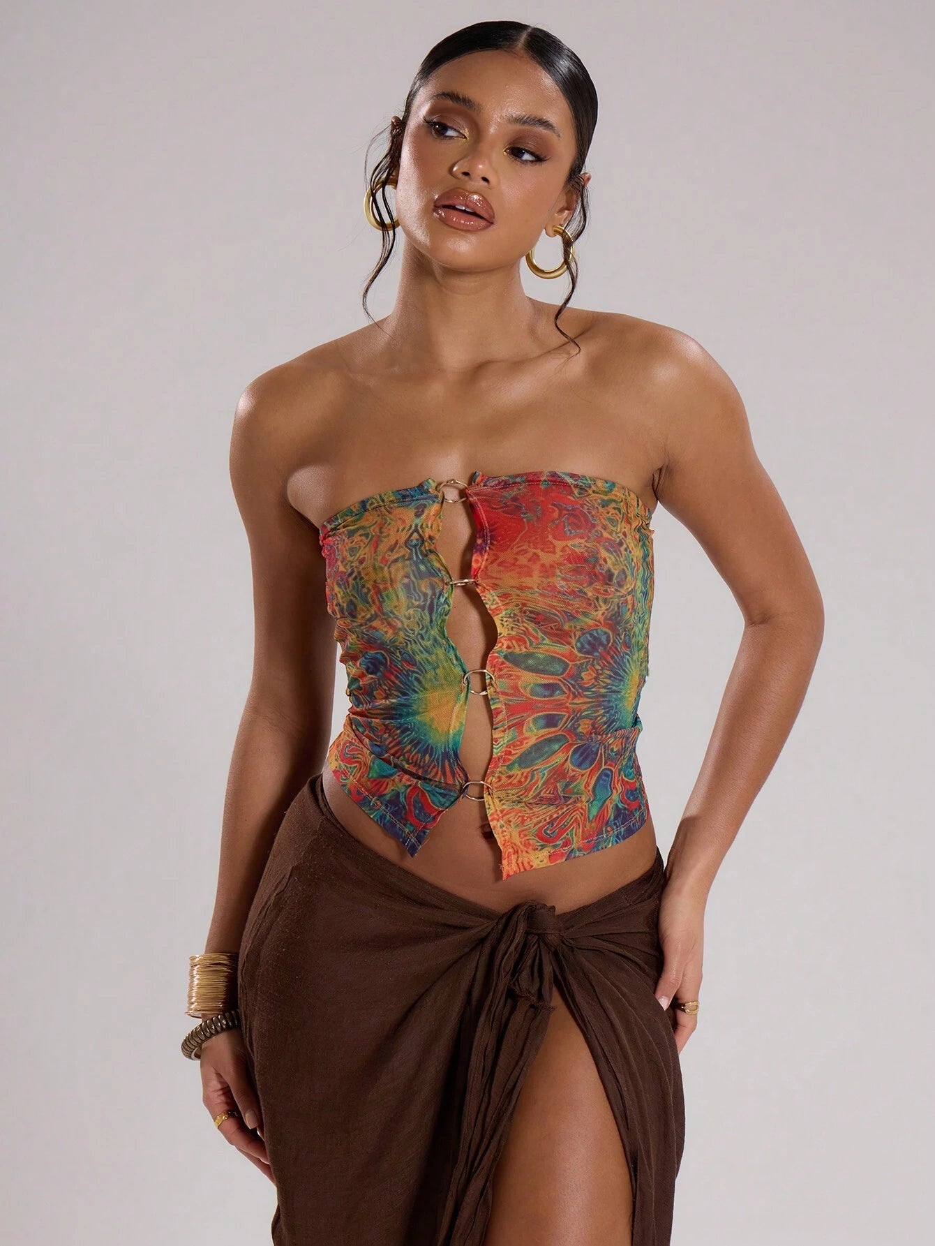 MUSERA Ring Bandeau Top Vacation Summer Summer Ibiza