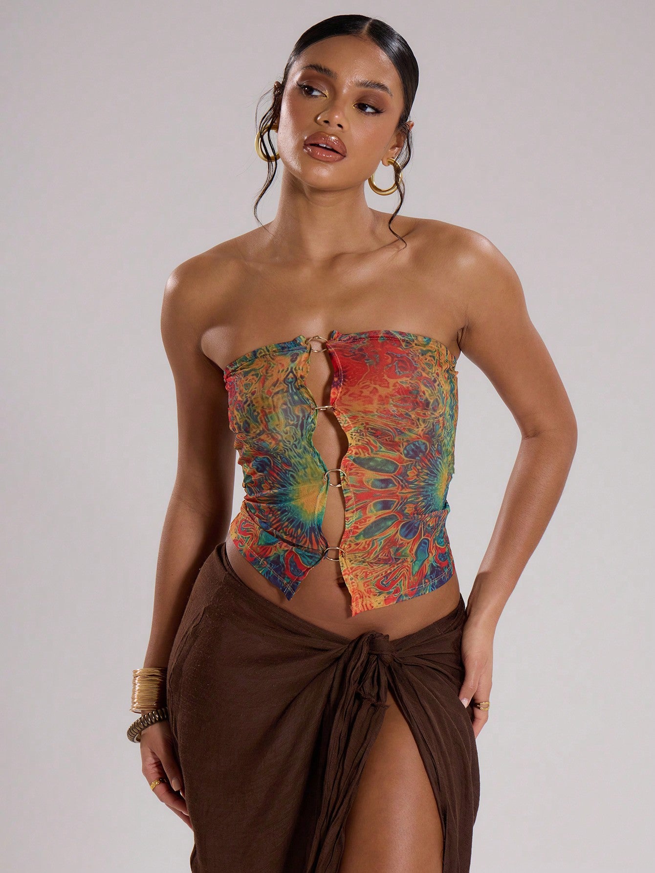 MUSERA Ring Bandeau Top Vacation Summer Summer Ibiza